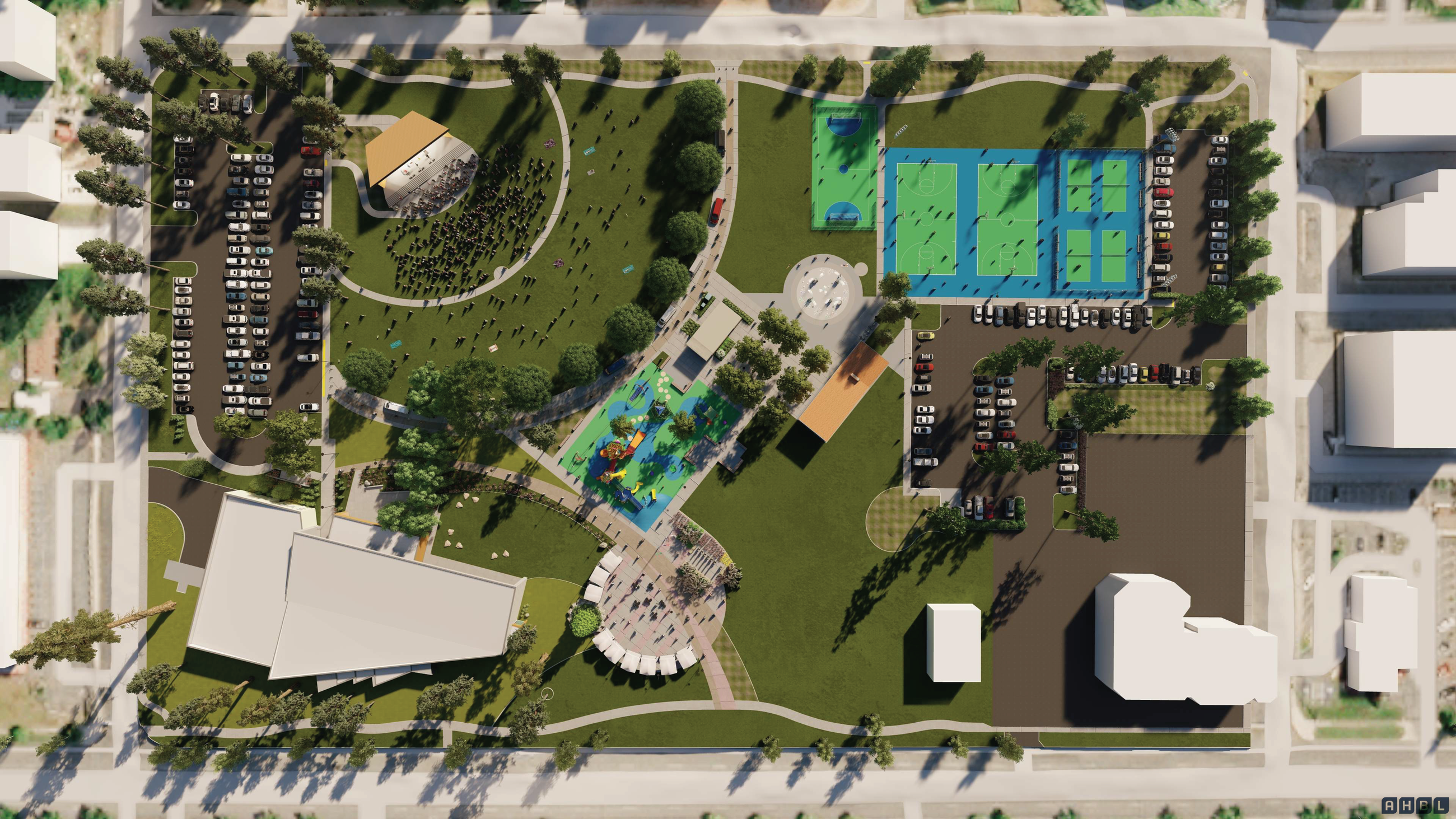 Rendering of Overview of Balfour Park