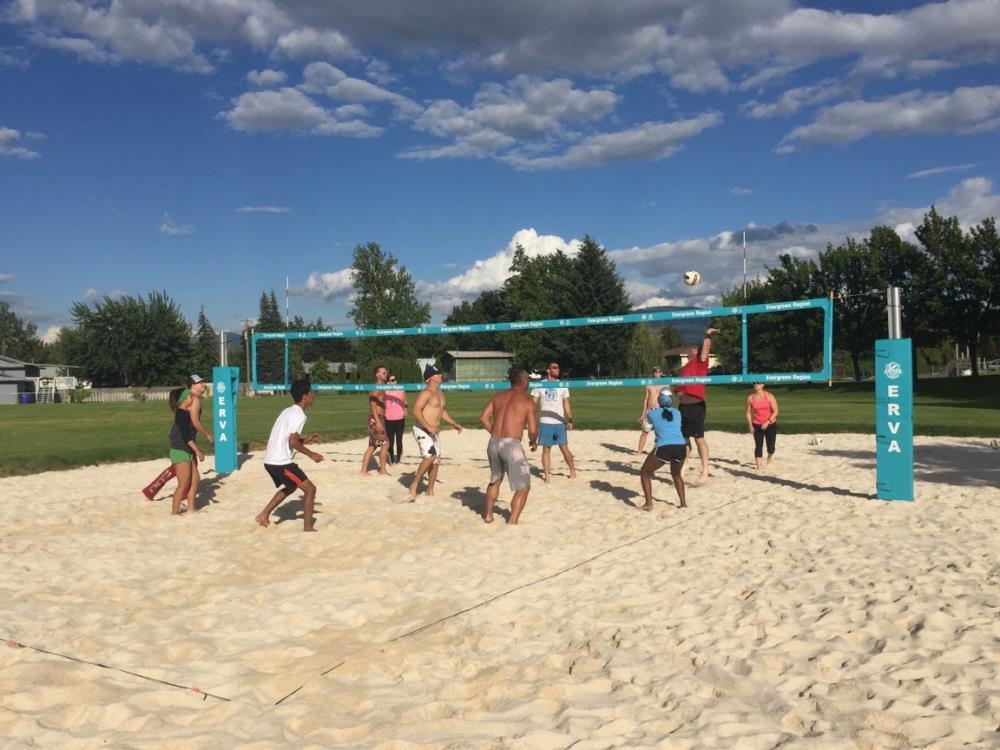 Championship Sand Volleyball Court