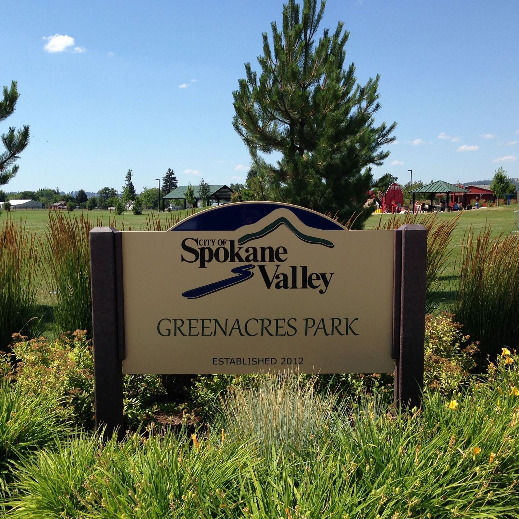 Greenacres Park Sign