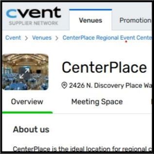 Cvent screenshot for news.