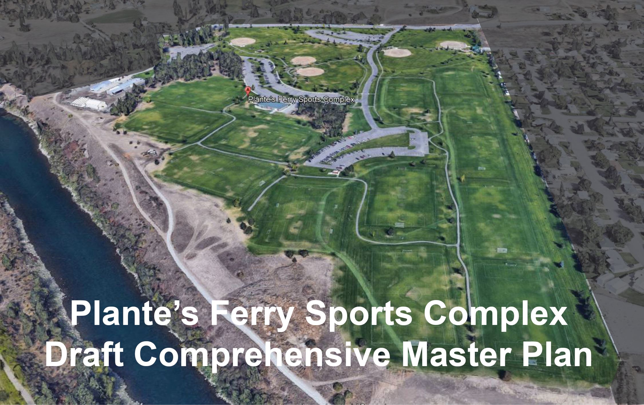 Image of playing fields at Plante's Ferry Complex.