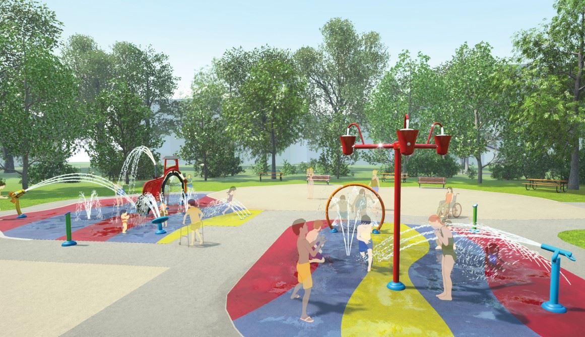 Splashpad rendering